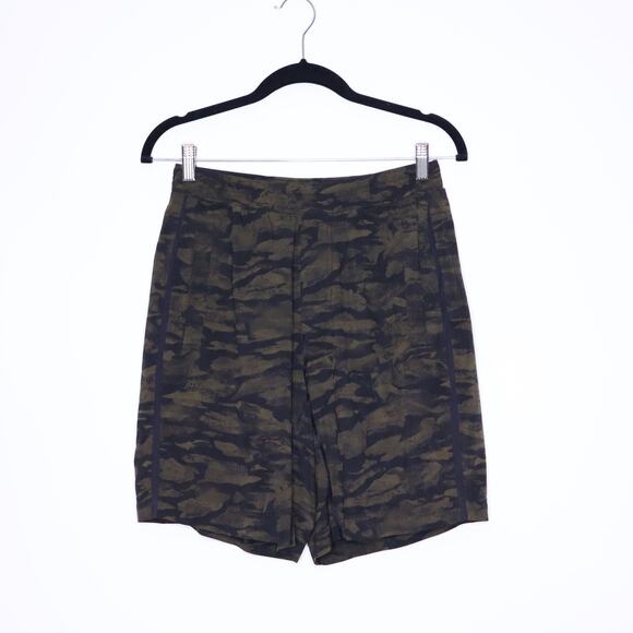 LULULEMON Pace Breaker Short 9" Military Green Black Training Active Men's M - Picture 1 of 10